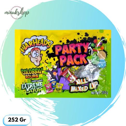 

Permen Warheads Sour Candy Party Pack 252gr