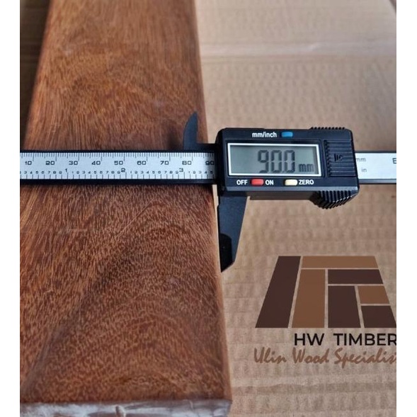 Papan Kayu Ulin Kalimantan Tebal 2CM*Lebar 9CM*Panjang 200CM