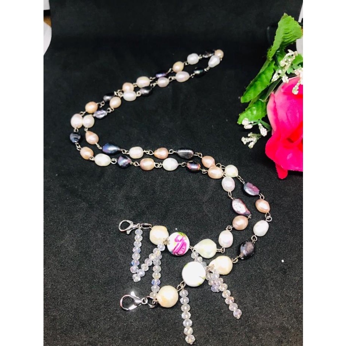 

Gantungan Lanyard Strap Kalung Tali Masker Mutiara Air Tawar