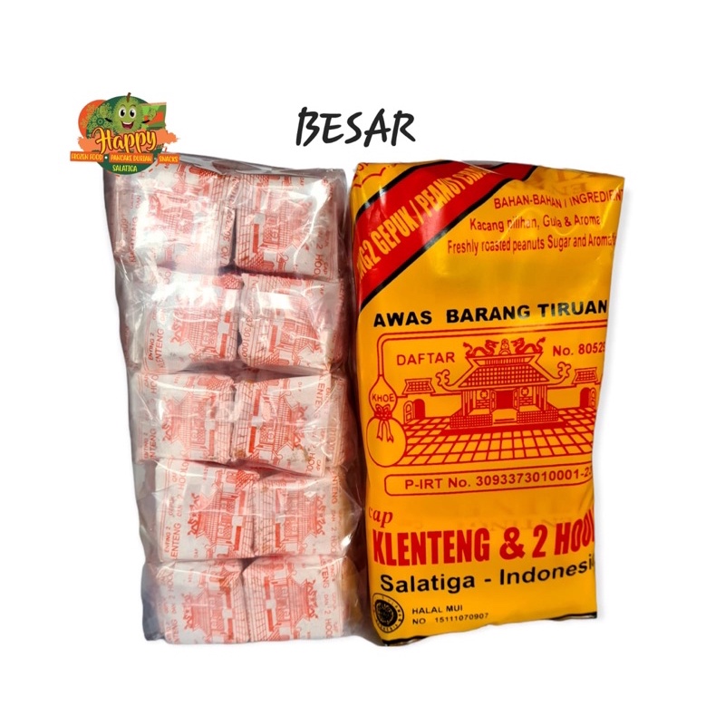 

Enting - Enting Gepuk Cap Klenteng 2 Hoolo Salatiga isi 50