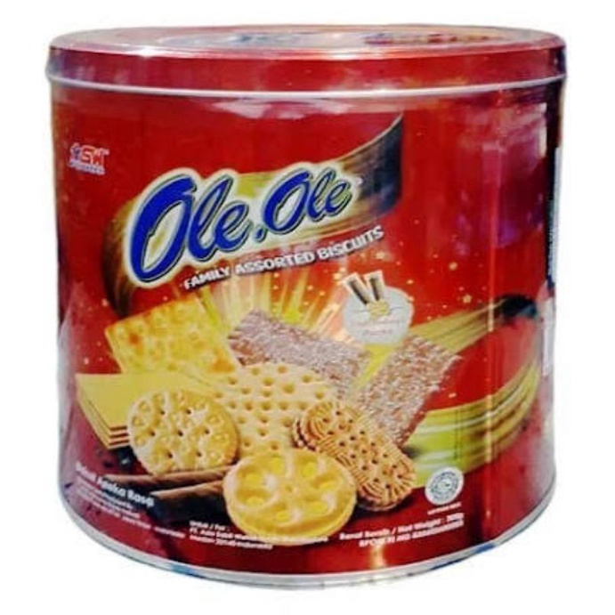 

ASW Ole-ole Assorted Biscuit biskuit kaleng aneka rasa 325gr