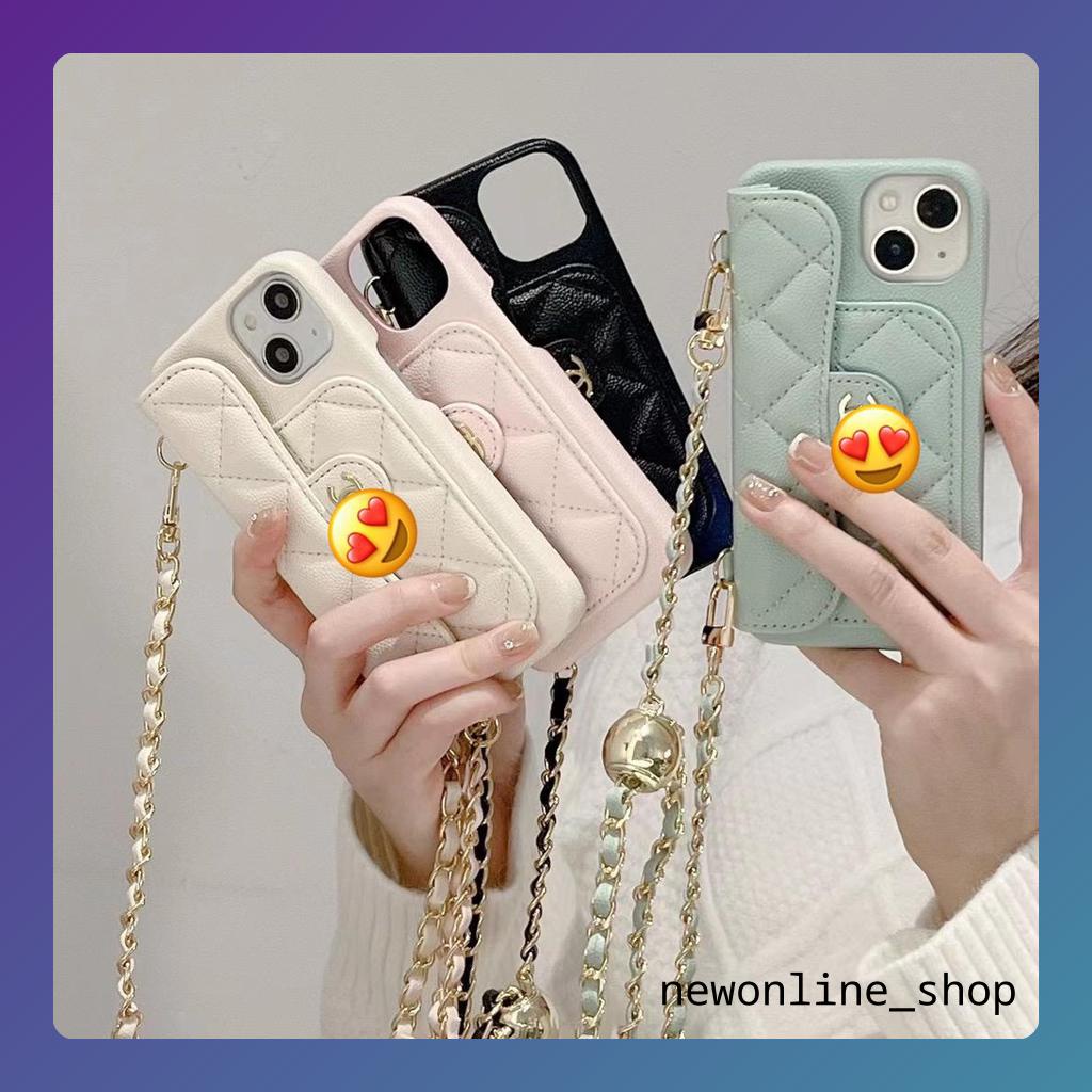 Case PREMIUM Clasic tas chain panjang FH27 For Iphone 12 13 14 Pro max Plus 14+ 14Plus 15 15+ 15Plus