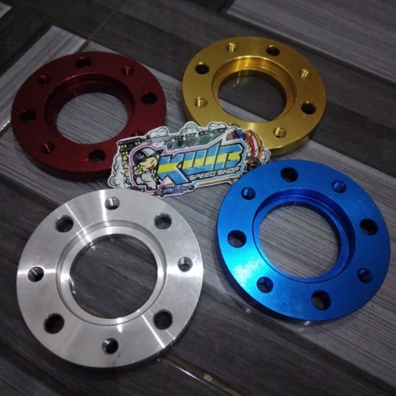 Adaptor tromol depan yamaha rx king adaptor disc piringan cakram tromol depan yamaha rx king plendes piringan disc spacer adaptor piringan cakram tromol depan rx king almunium cnc bahan tebal warna lengkap