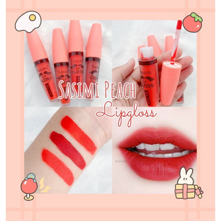TERMURAH ECERLIP GLOSS MATTE VELVET PEACH SASIMI S898