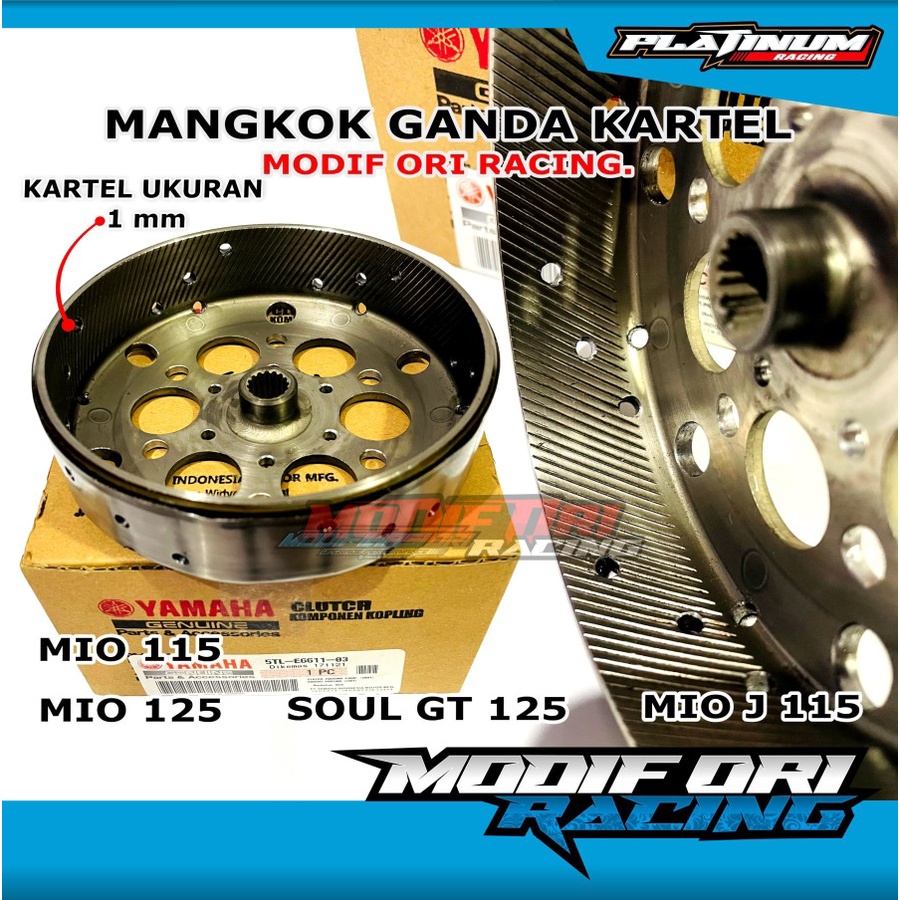 MIO J-MIO SPORTY- Mangkok KARTEL Mio GT 115 Ori Yamaha CARTEL - Mangkok Ganda Kartel