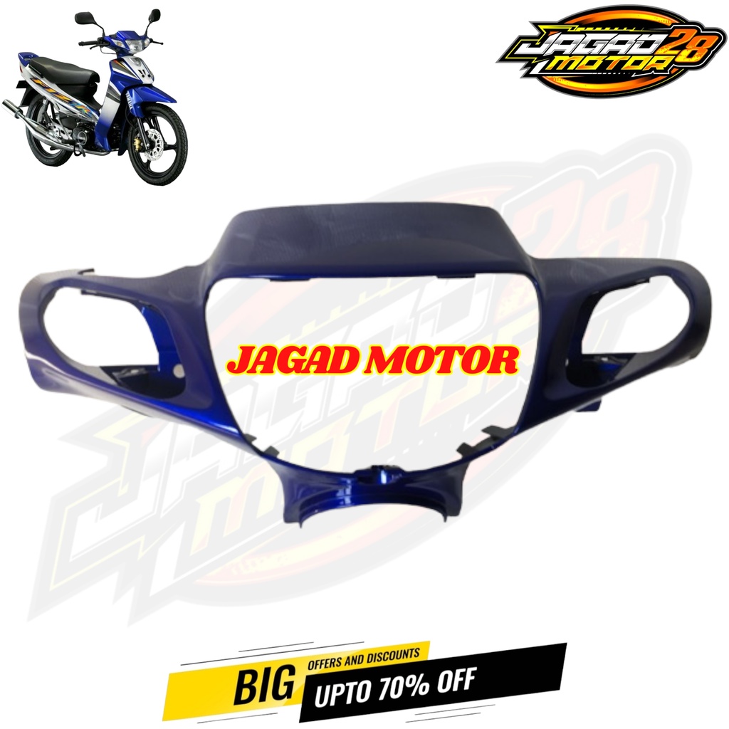 Batok Kepala Depan Yamaha Fizr Fiz R Biru / Kepala Depan Yamaha Fizr Fiz R Biru / Batok Totok Depan Fizr Fiz R Biru / Batok Kepala Totok Depan Fizr Fiz R Biru