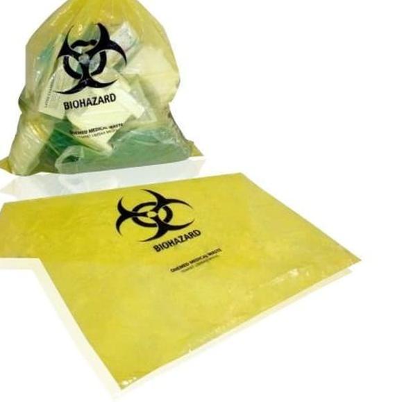 

Kantong Plastik BioHazard 60x80cm pak isi 50