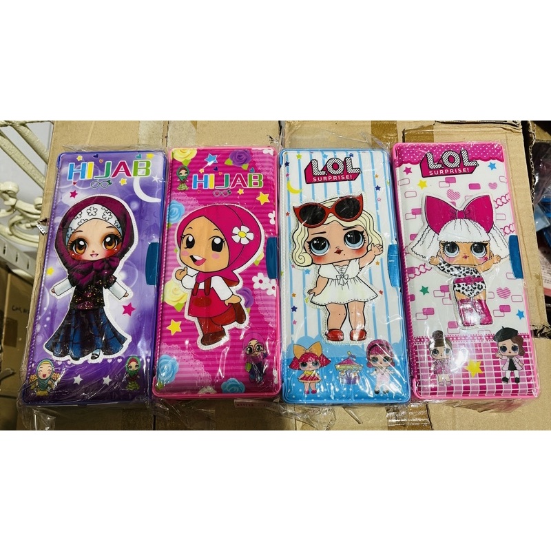 

pencil case magnet motif hijab / lol timbul kode 778 satuan