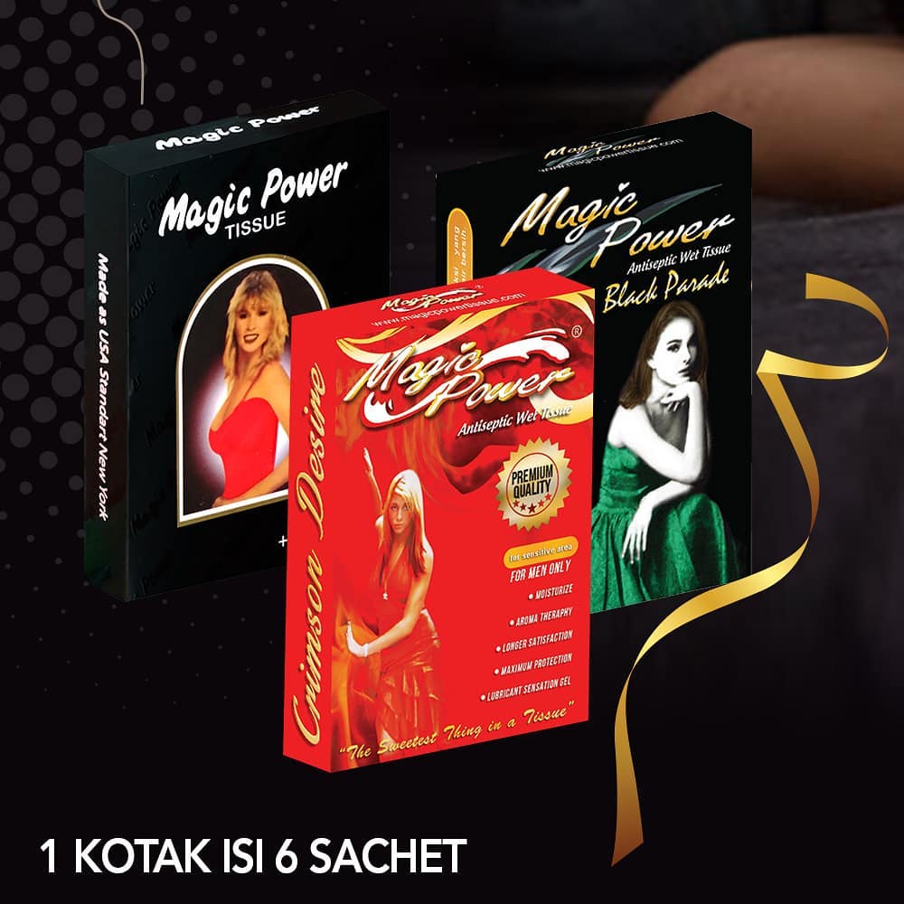 Magic Power Antiseptic Wet Tissue Tisu Magic Tahan Lama