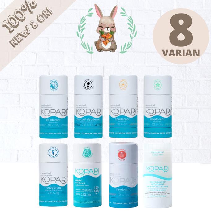 Kopari Organic Deodorant Charcoal Beach Gardenia Tropical Coastal CBD