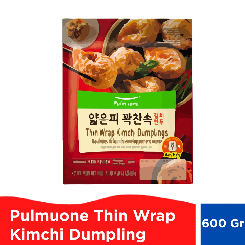 

Pulmuone Thin Wrap Kimchi Dumpling - 600 gr