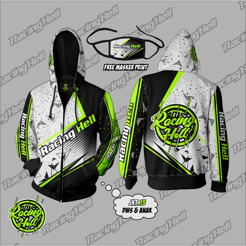 Jacket Motor Anak Racinghell Premium