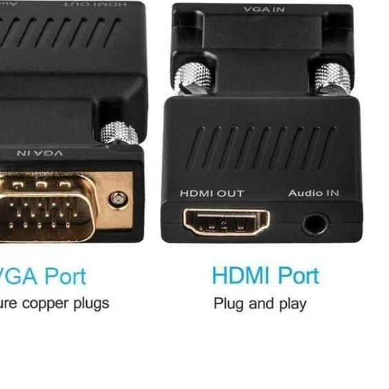 VGA TO HDMI CONVERTER - ADAPTER VGA TO HDMI