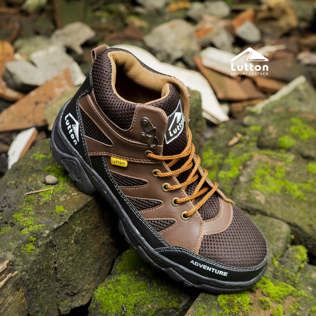 LUTTON SEPATU PRIA 39-43 SAFETY BOOT HIKING