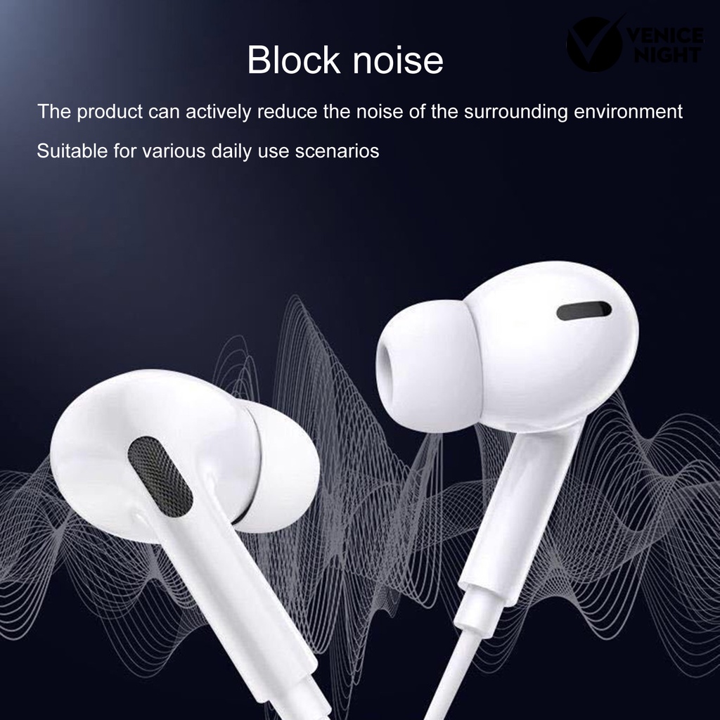 (VNEP) (Berkabel) Q3 3.5mm Plug Heavy Bass In-ear Earphone Earbuds untuk Telepon