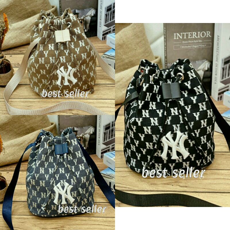 (BISA COD) best seller tas wanita selempang import - MLB SLING BAG SERUT