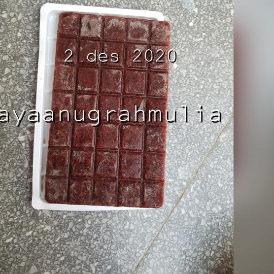cacing beku cabek tray 1kg kiloan cabek murah lempengan