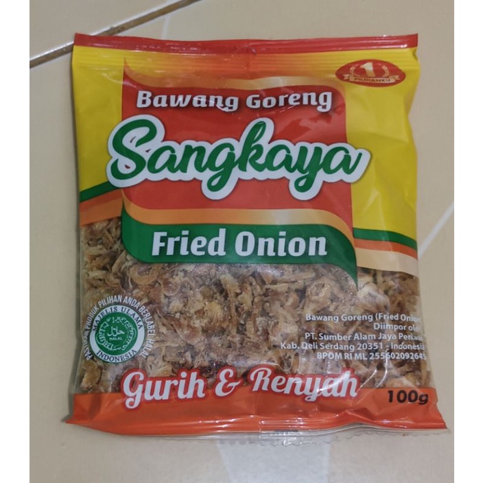 

BAWANG GORENG Sangkaya 100 gr