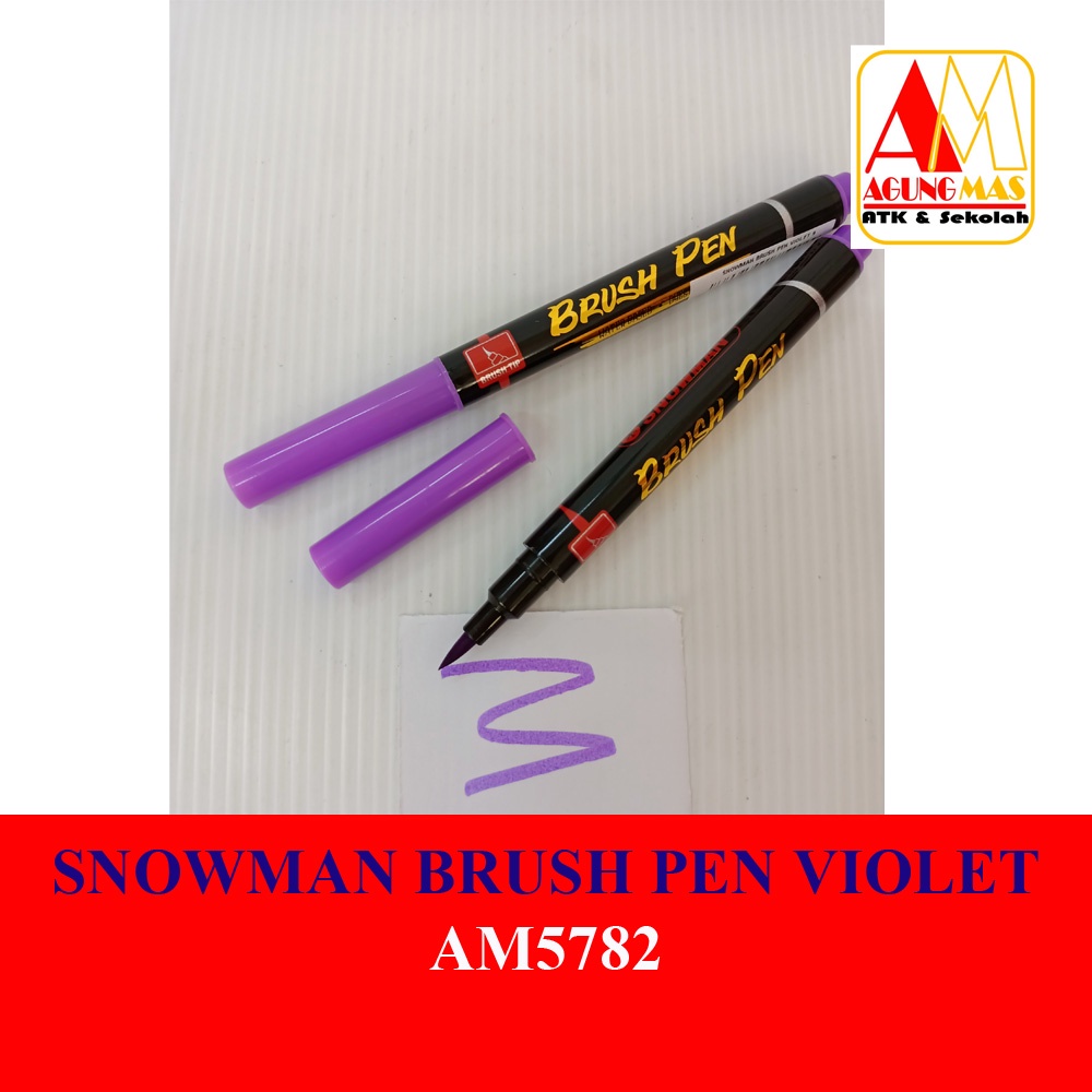 

SNOWMAN BRUSH PEN VIOLET