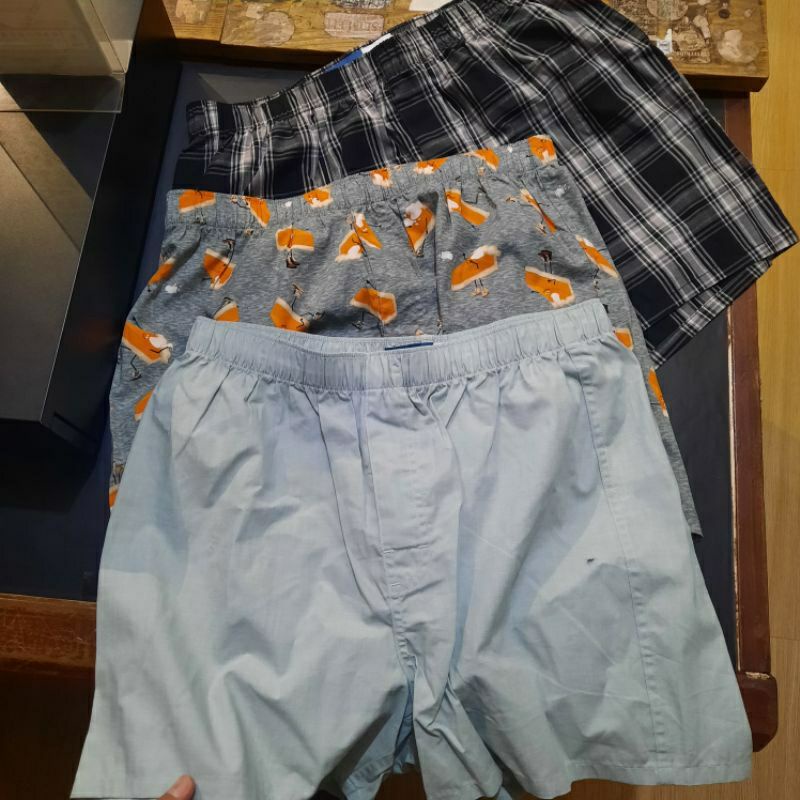 Boxer Katun (unisex)sisa export Ready COD