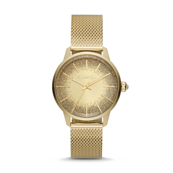 Diesel Castilia Gold Stainless Steel Jam Wanita 38MM - DZ5591