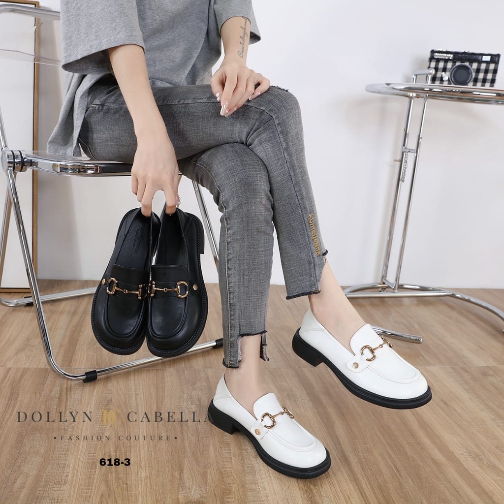 10.10 SALE - SB Dollyn Cabella Hirly Sepatu Wanita Loafers Slip on 618-3