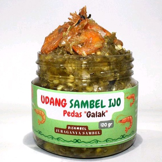 

SAMBAL UDANG CABE IJO, SAMBEL UDANG DISAMBEL