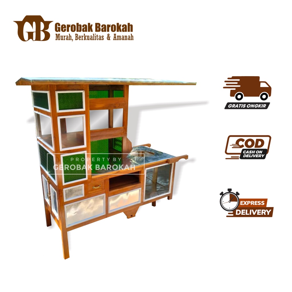 Gerobak Nasi Goreng / Gerobak Bakmi Jawa Rombong Capcay