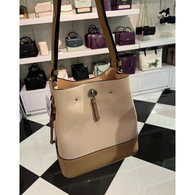 KATE SPADE MARTI LARGE BUCKET BAG SOFT ROSE