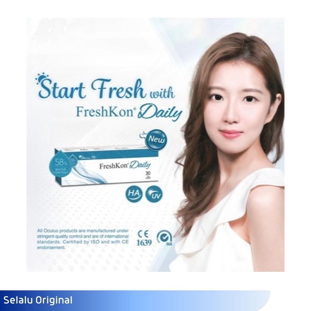 FRESHKON CLEAR DAILY 30PCS SOFTLENS HARIAN