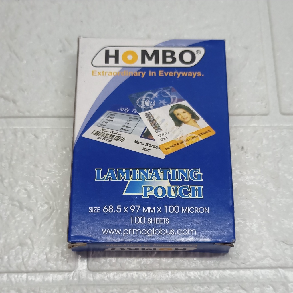 Plastik Laminating Ktp / Plastik Press Ktp 100 Micron Hombo