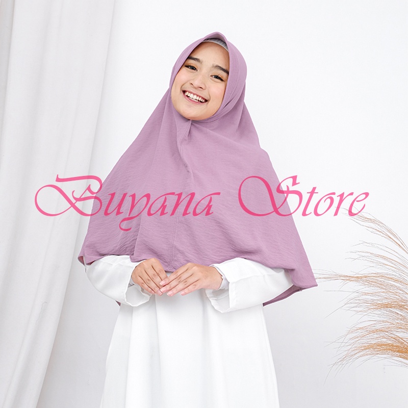 Hijab Bergo Crinkle Airflow Pet Jilbab Instan Crinkle L Khimar Pet Antem Crinkle