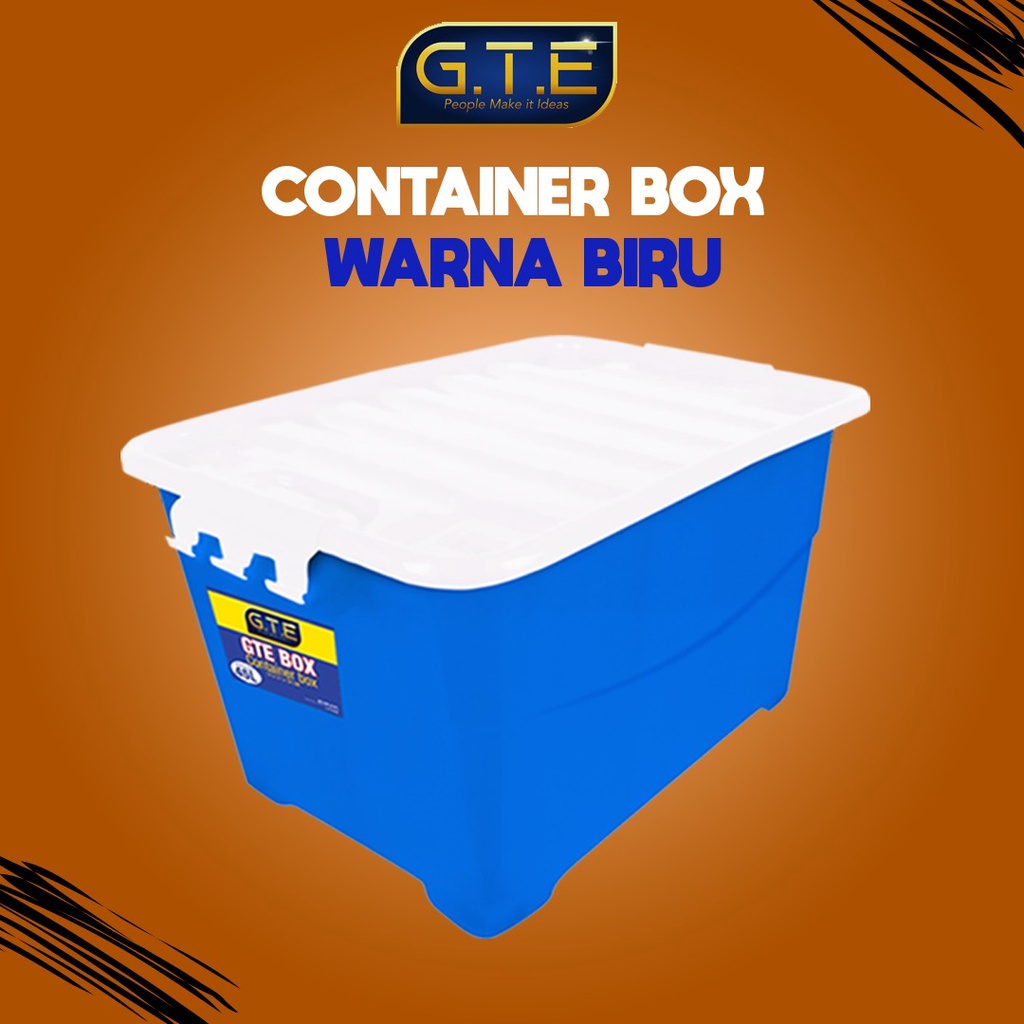 GTE | STORAGE BOX DENGAN TUTUP | KOTAK PENYIMPANAN SERBAGUNA | STORAGE BOX MULTIFUNGSI