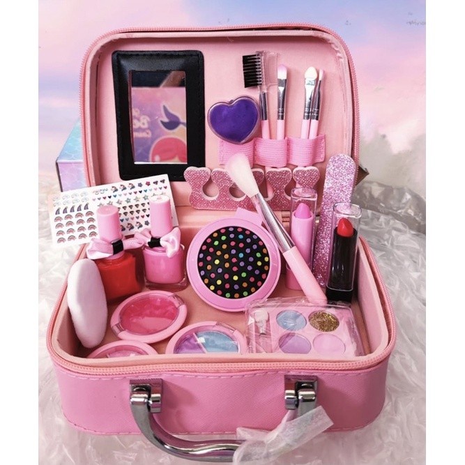 Mainan Anak Children Pretend Plays Make Up Kit Set Mainan Make Up Anak Asli