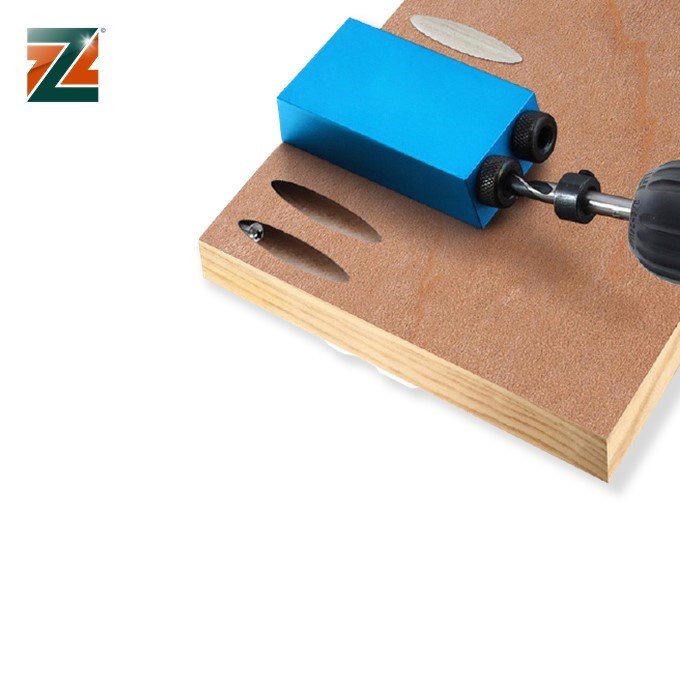 Set Alat Adapter Mata Bor Hole Jig Pembuat Lubang Baut Papan Kayu