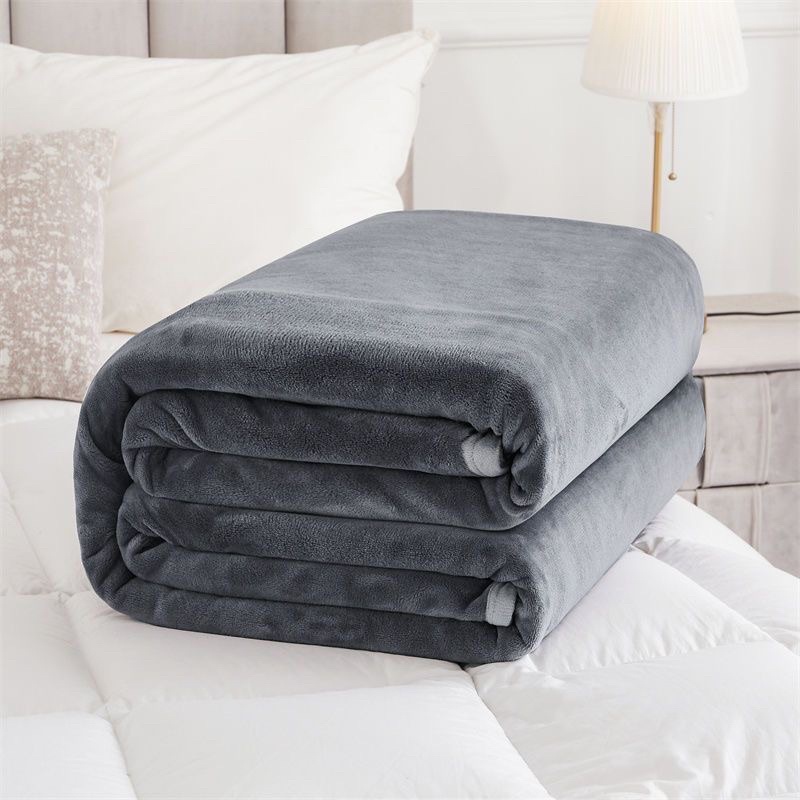 BISA COD SELIMUT BULU POLOS SIZE 150x200 SUPER LEMBUT IMPORT