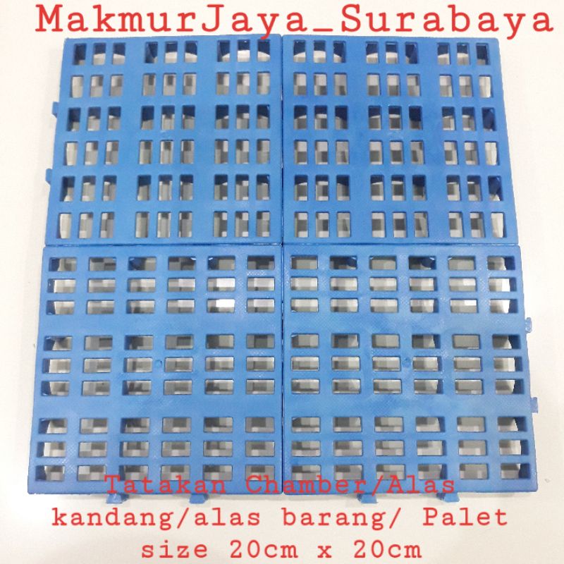 Tatakan Chamber / Palet Media Filter Kolam Ikan / Alas Kandang Kelinci / Alas barang(berfungsi seperti Palet)