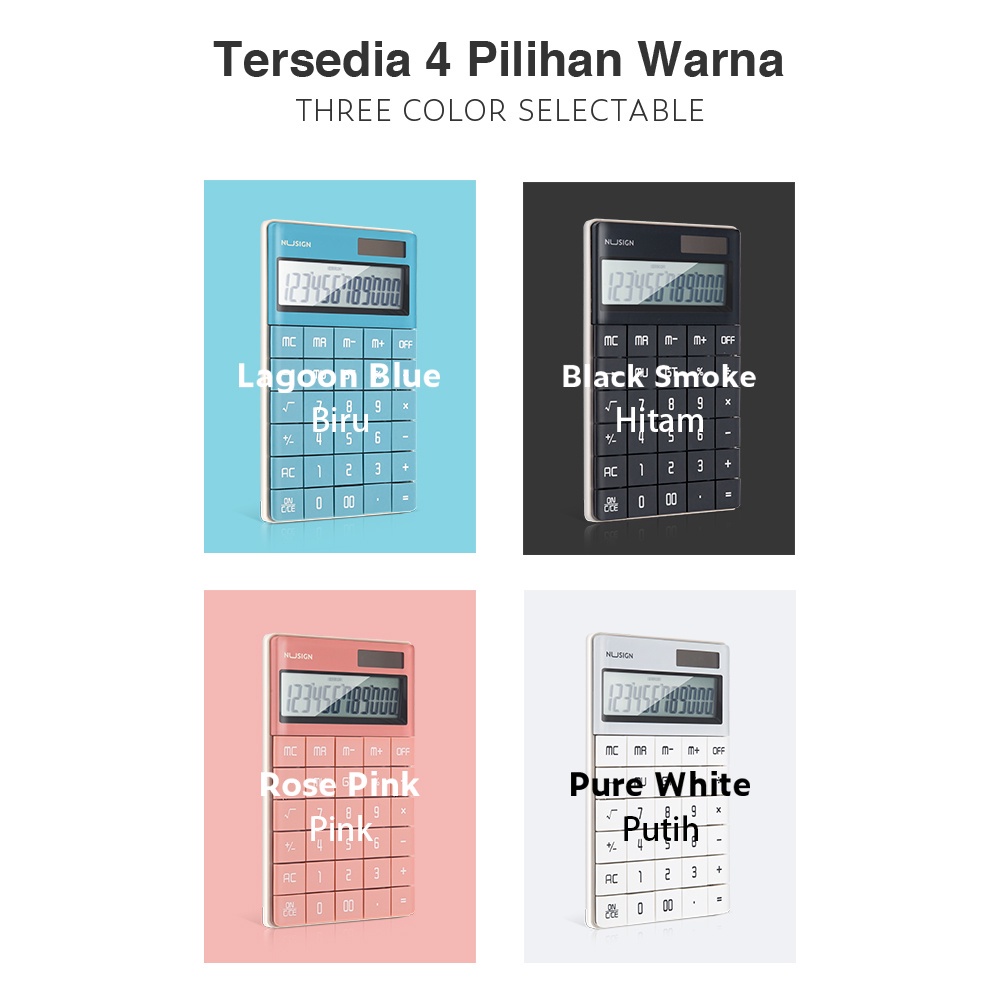 

Kalkulator Deli 12 Digit NUSIGN NS041