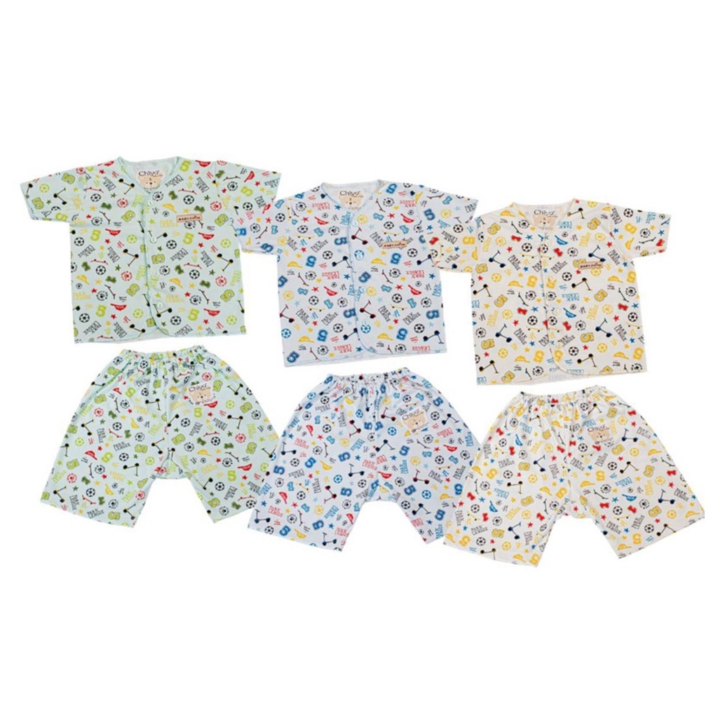 CHIYO SUPER LEMBUT !! EDISI SPESIAL SPORT CHIYO Size Newborn / SML Setelan Baju Bayi Panjang Motif BAJU PENDEK / KIMONO/ POPOK / SINGLET / BAJU PENDEK CELANA PANJANG / TOPI / SARUNG TANGAN KAKI STK / KIMONO/ JUMPER PANJANG KODOK / SLEEPSUIT /ROMPER