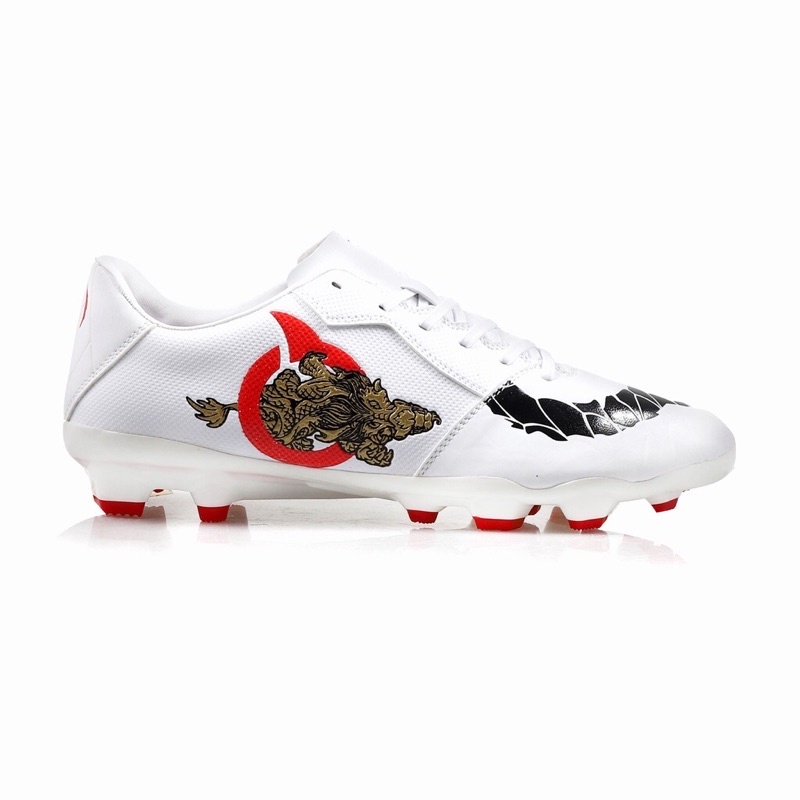 Ortuseight Sepatu Sepak Bola Forte Ryuo V2 Fg X Ryuji Utomo White Ortred Black