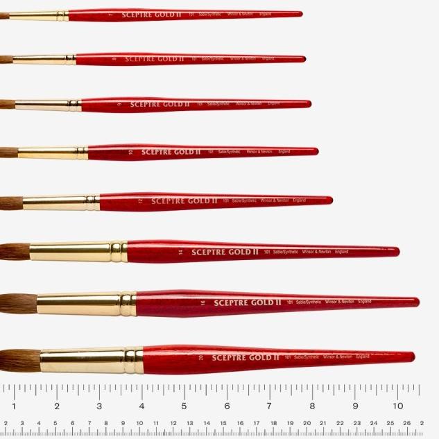

Winsor&Newton Sceptre Round 101 Series Brush - No. 000