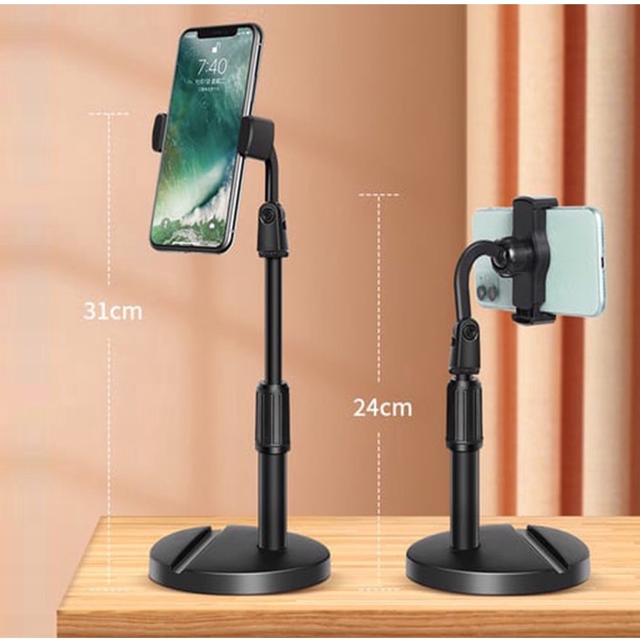 [MB] 2in1 Adjustable Phone Holder Macron Minimalis Phone Bracket - GL003