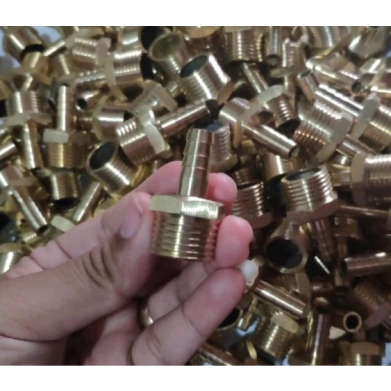 nepel selang setrika uap boiler ukuran drat 1/2 inchi
