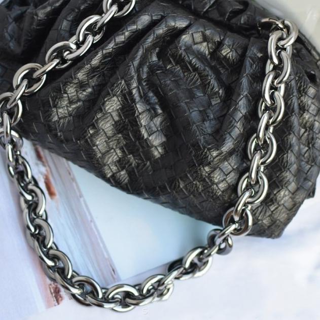 Bag Strap Chain Tali Tas Rantai Aksesoris Tas Shoulder Bag Big Chain - Silver
