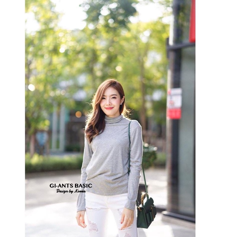 ATASAN GIANTS BASIC MODEL TURTLE NECK LENGAN PANJANG IMPORT BANGKOK (BJGB374)