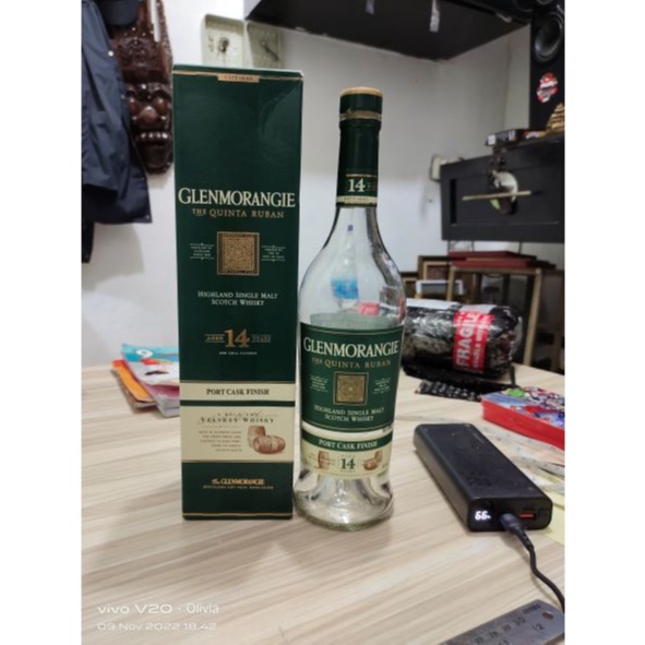 Botol Bekas Glenmorangie Scotland Kuno Jadul Antik