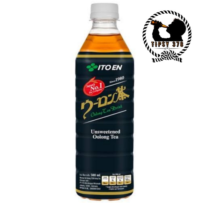 

ITOEN UNSWEETENED OOLONG TEA 500ML X 24BTL