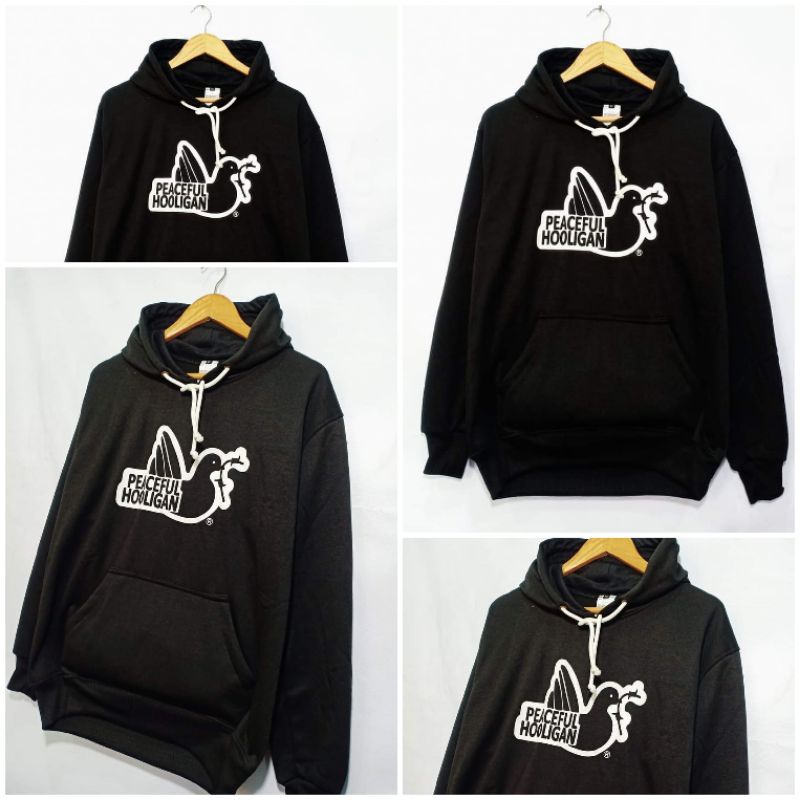 Jaket Hoodie sweater atasan baju pria Peacefull holigan x Crocodile terlaris murah
