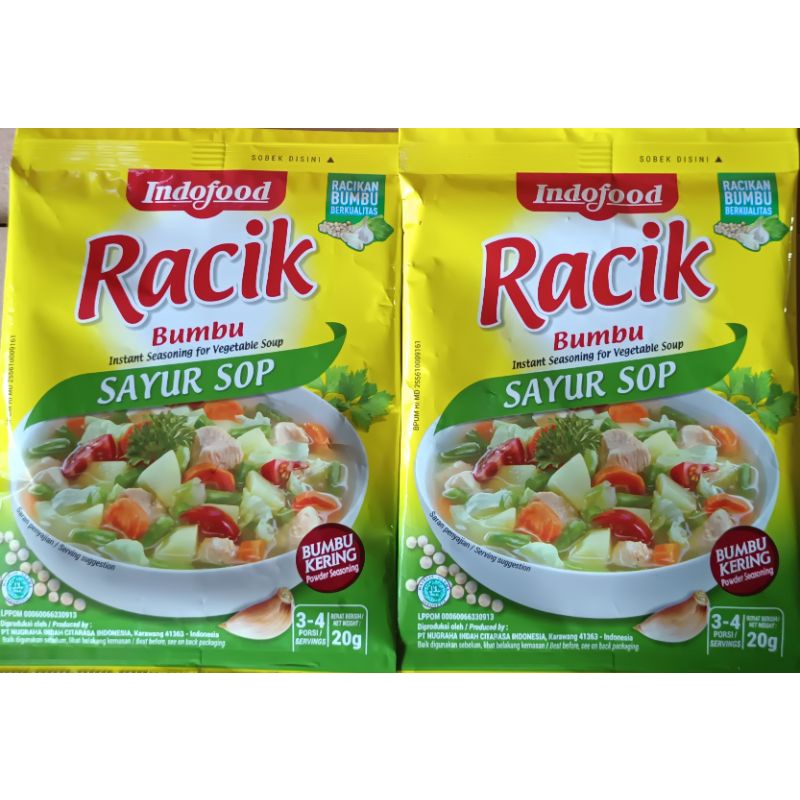 

racik bumbu sayur sop indofood 20gr