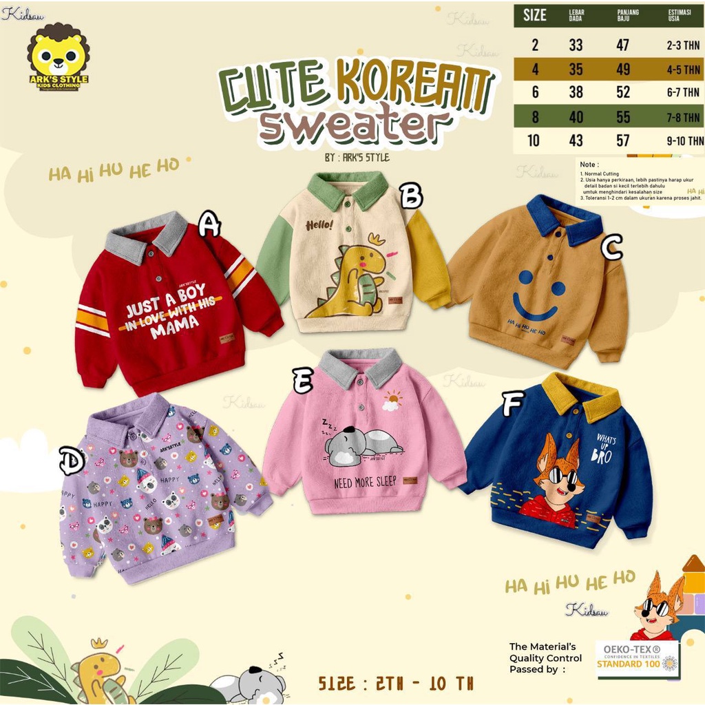 Cute Korean Sweater by arks style